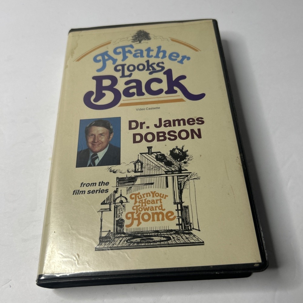 Dr. James Dobson A Father Looks Back VHS VCR Tape Focus on The Family RARE